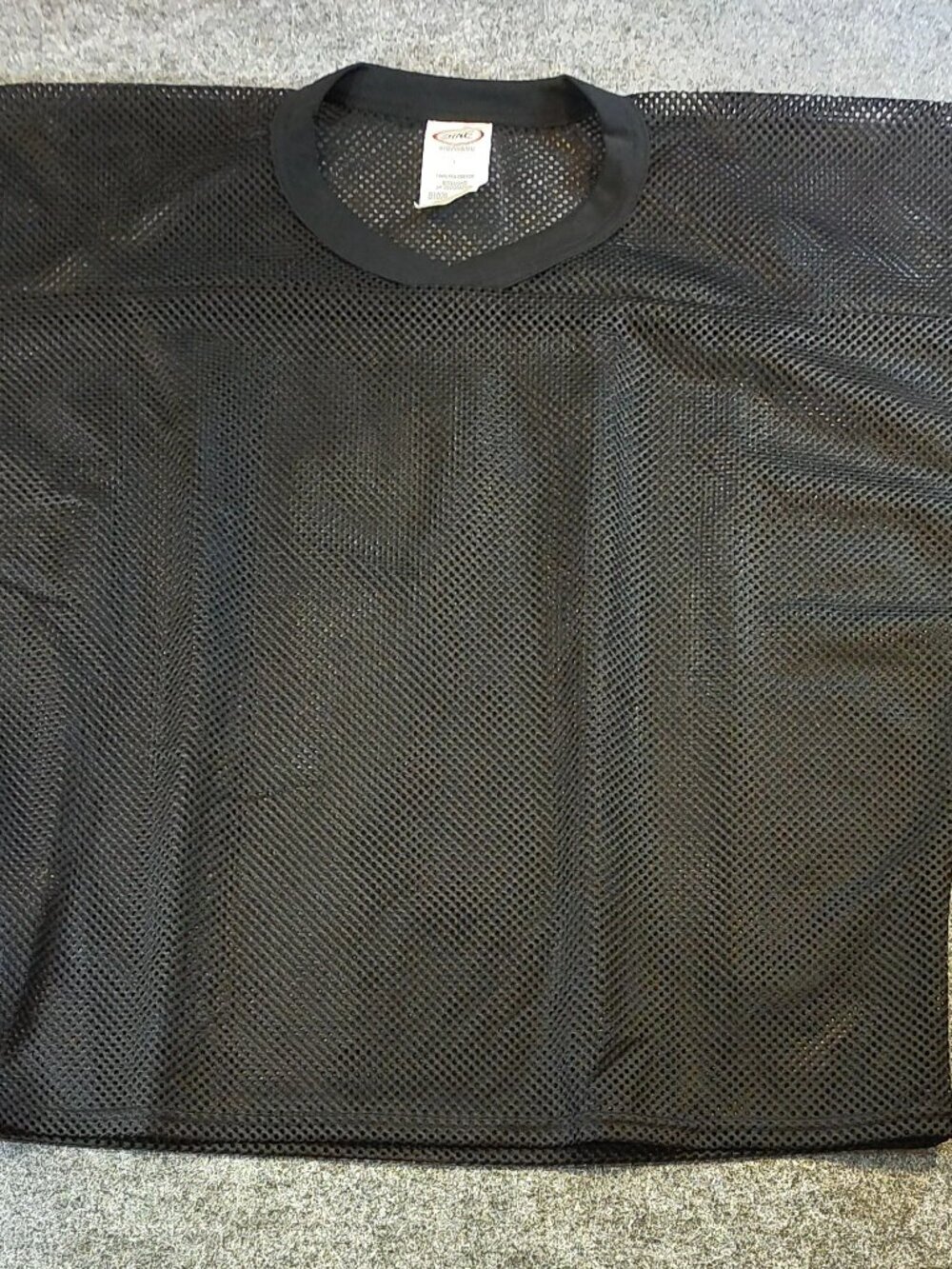 BIKE Black Oversized Mesh Practice Jersey – Men’s XL
